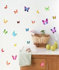 Wandaufkleber Wandtattoo Wandsicker wallsticker Schmetterlinge WAK-037