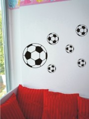 6 Fußbälle kleine kollektion - Schwarz